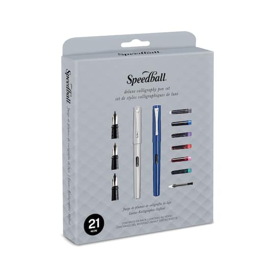 Speedball® Deluxe Calligraphy Foutain Pen Set